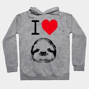 I Love Sloths Hoodie